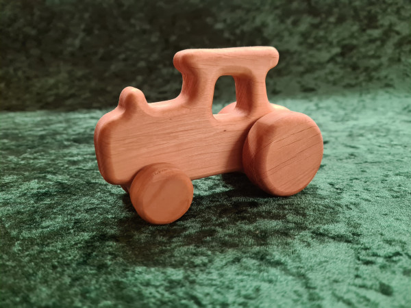 Holz-Schiebe-Roll-Greif-Trecker, Kinderspielzeug, Holzspielzeug, fördert die Feinmotorik der Kinderh